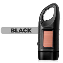 Load image into Gallery viewer, Waterproof Hand Crank Solar Flashlight